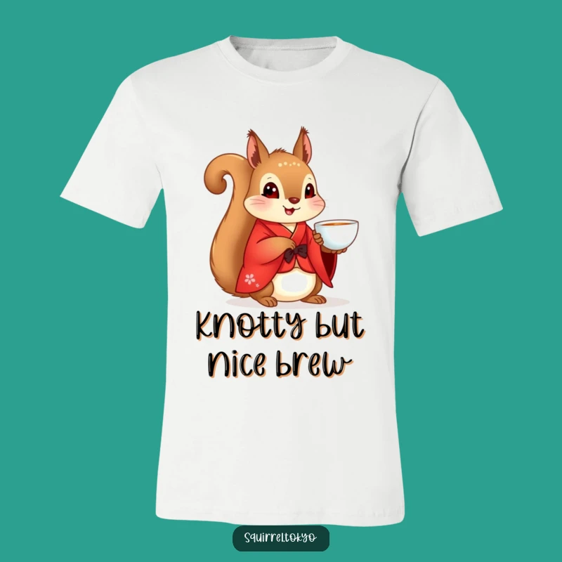 Funny Squirrel Kimono T-Shirt: Zen Squirrel, Hilarious Funny Gift for Tea Drinkers