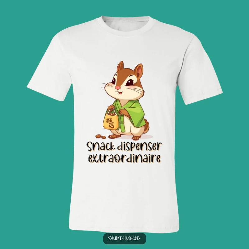 Funny Chipmunk Kimono T-Shirt: Cute Animal Tee, Whimsical Generous Gift