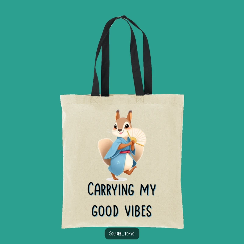 Funny Squirrel Fan Tote Bag: Playful Companion Bag, Practical Funny Gift