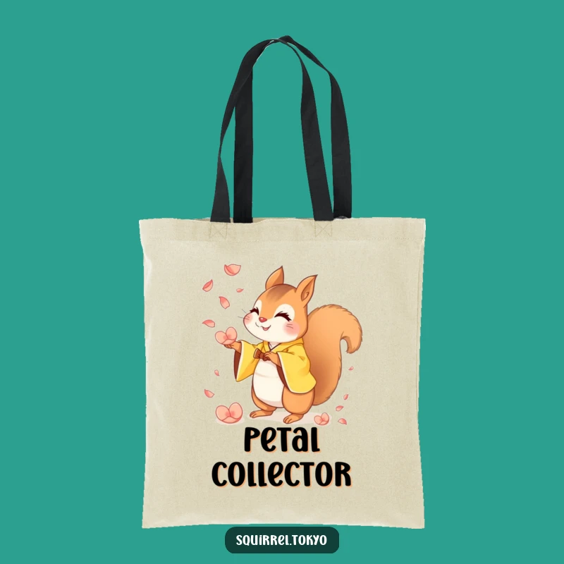 Funny Squirrel Kimono Tote Bag: Mischievous Petal Catcher, Stylish Funny Gift